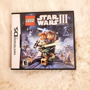 LEGO Star Wars III: The Clone Wars (Nintendo DS, 2011) Working Tested CIB